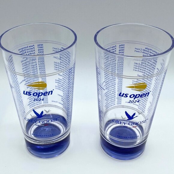 2024 US Open Tennis 🎾 Honey Deuce Grey Goose Plastic Glass Cup Tumbler SOUVENIR - Picture 11 of 11